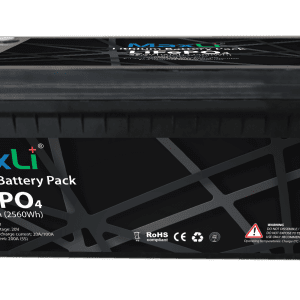 Battery Lithium LiFePO4 2560Wh 25.6V 100Ah MaxLi YS-25.6-100